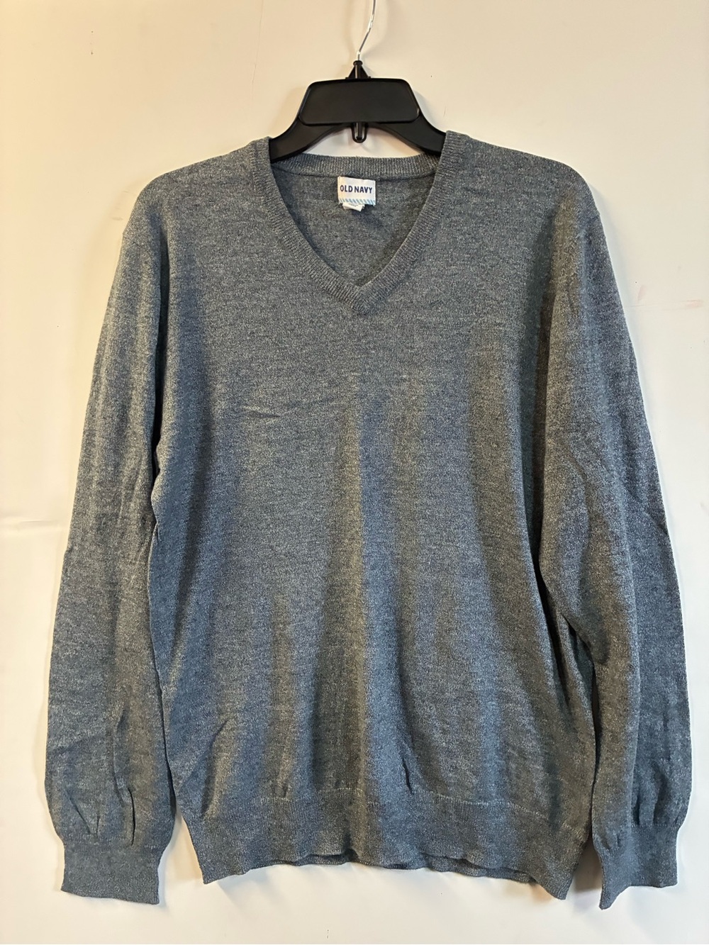 Old Navy Men's Heather Gray V-Neck Sweater